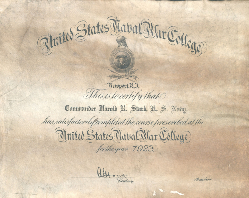 Diploma from Naval War College.jpg