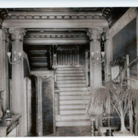 Photograph of the entrance leading to the staircase in Conyngham Hall