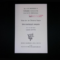 Music for the Christmas Season, 1969 December 14