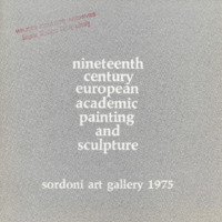 1975 Nineteenth Century European Academic Painting and Sculpture
