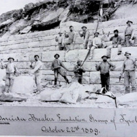 Oneida Breaker Foundation Group of Tyrollas Masons in  Oneida, PA, 1889
