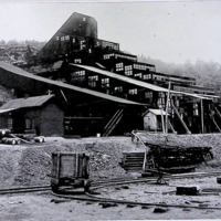 Derringer Breaker at Southwest View of Cross Creek Coal Company in Derringer, PA, 1884