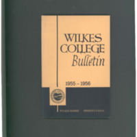 Wilkes College Undergraduate Bulletin, 1955-1956