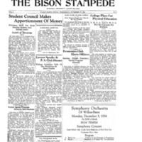The Bison Stampede 1934 November 28th