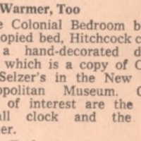A Zoom of an Article entitled, “A Hobbyist with a Heart,” about Mrs. Fisher&#039;s Dollhouse, 1962 February.
