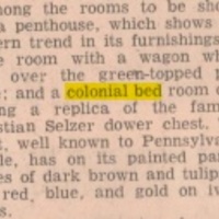 A Newspaper article entitled “Miniature Room Display Has 141 Items,&quot; about Mrs. Fisher&#039;s Dollhouse, [ca. 1940s-1960s]