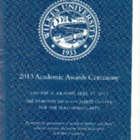 May 17, 2013 Academic Awards Ceremony