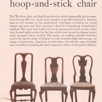 Image Depicting “The Versatile hoop-and-stick chair,&quot; from Life Magazine, author Arnold Newman, 1955