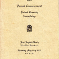 May 27, 1943 BUJC 9th Annual Commencement