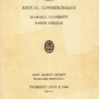 June 8, 1944 BUJC 10th Annual Commencement