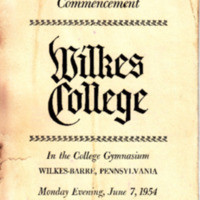 June 7, 1954 7th Annual Commencement