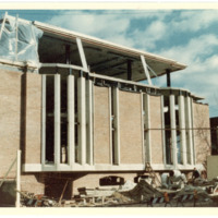 Wilkes College Library photo album, 1968