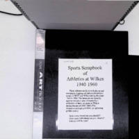 Wilkes College Sports Photo Album and Scrapbook, 1940s-1960s